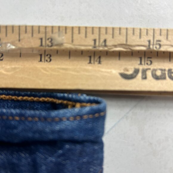 Levi's Jean Women 28x27* Big E Wedgie Skinny Crop Dark Blue Stretch Denim Tag 27 - Picture 16 of 16